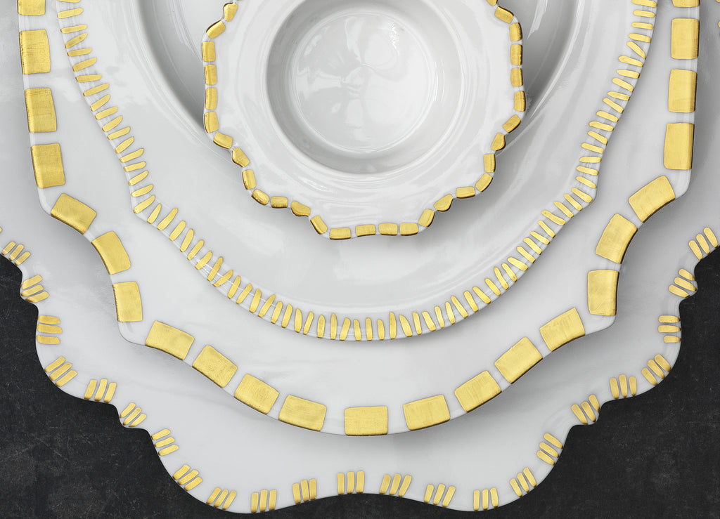 Taste Gold Dinner Plate III