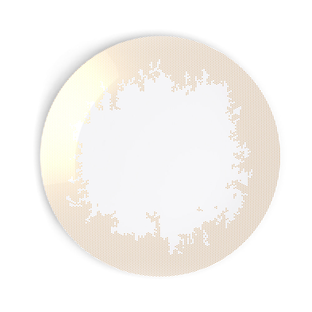 Avant Ici Maintenant Gold Dinner Plate