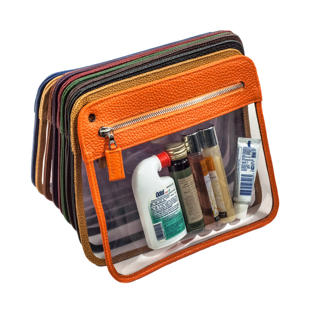 Gold Nubuck Toiletry Bag