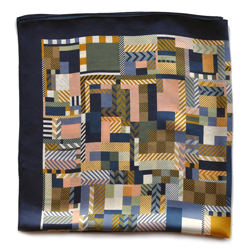 Blues Silk Scarf