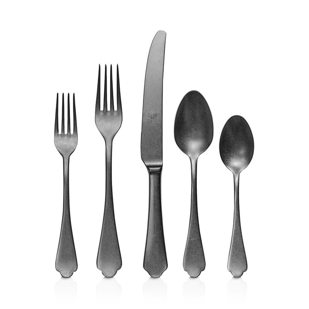 Dolce Vita Flatware - Black Pewter
