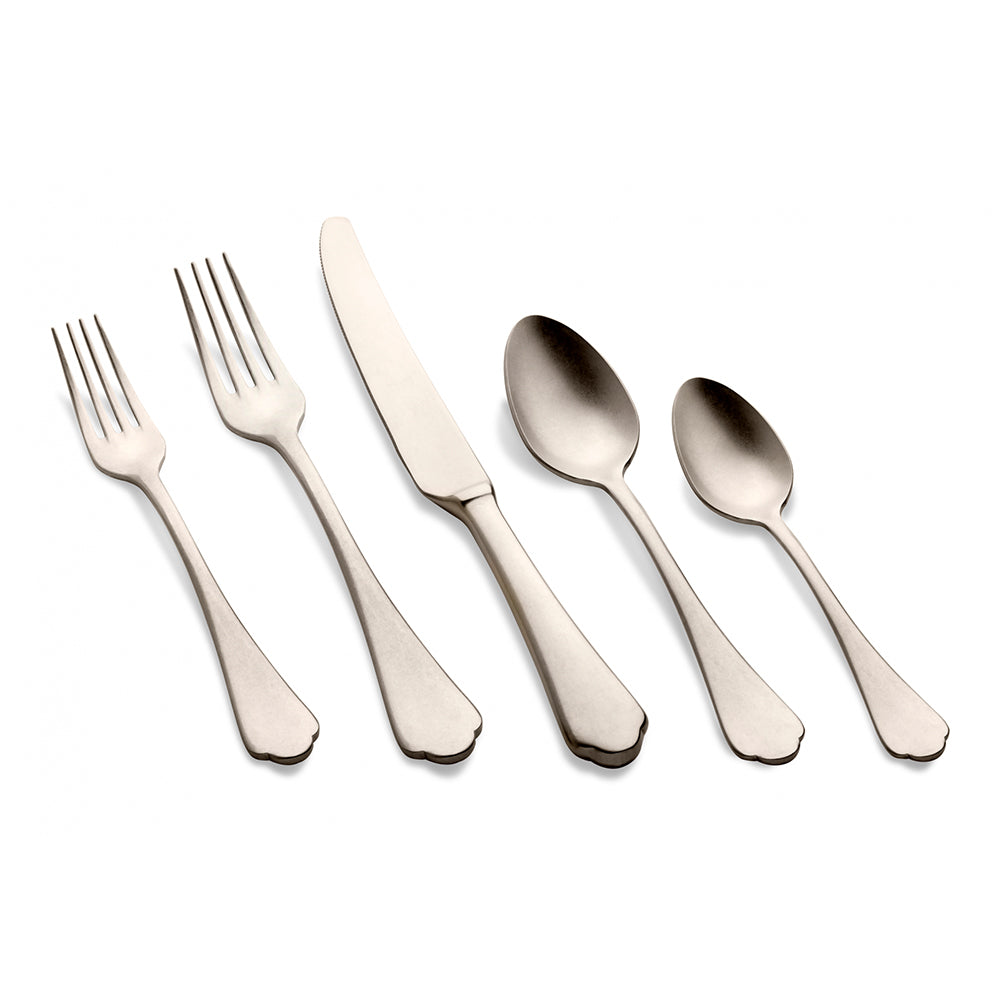 Dolce Vita Flatware - Champagne Pewter