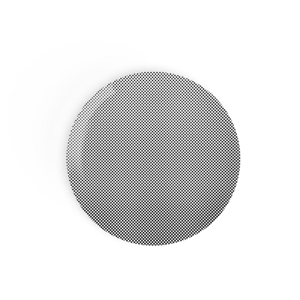 Eye Light Black Dinner Plate v1