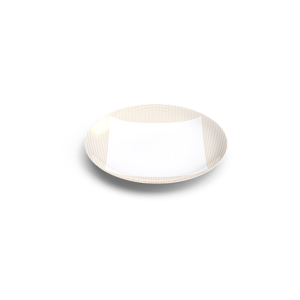 Square Gold Bread & Butter Plate