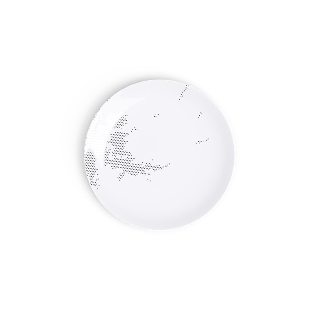 Avant Ici Maintenant Platinum Bread Plate