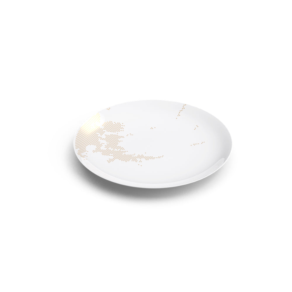 Avant Ici Maintenant Gold Bread & Butter Plate