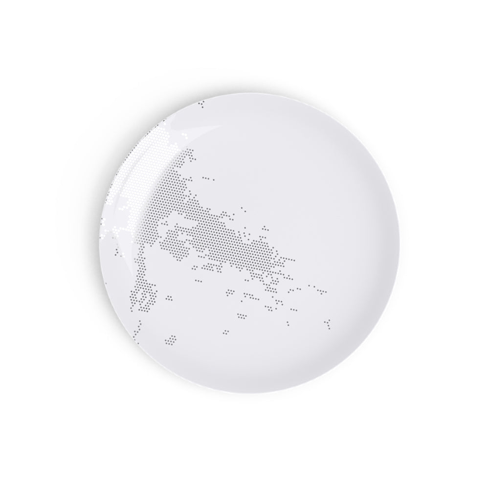 Avant Ici Maintenant Platinum Dessert Plate