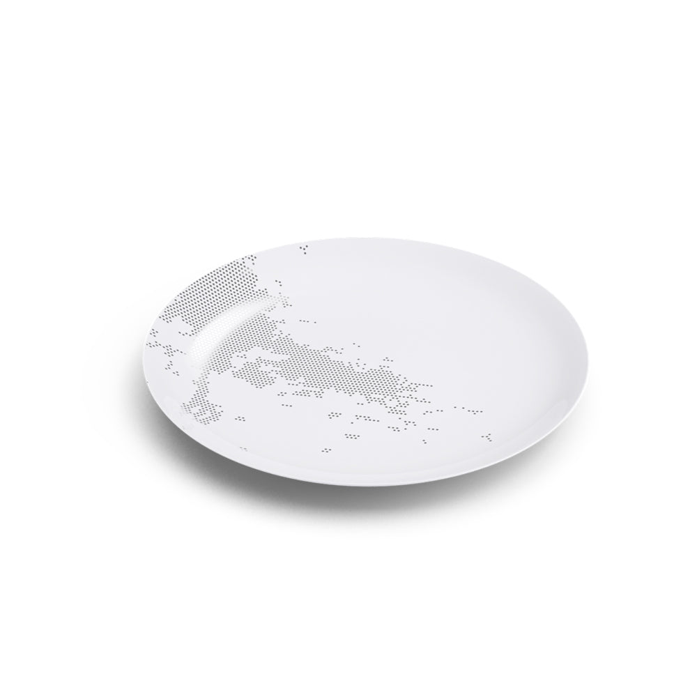 Avant Ici Maintenant Platinum Dessert Plate