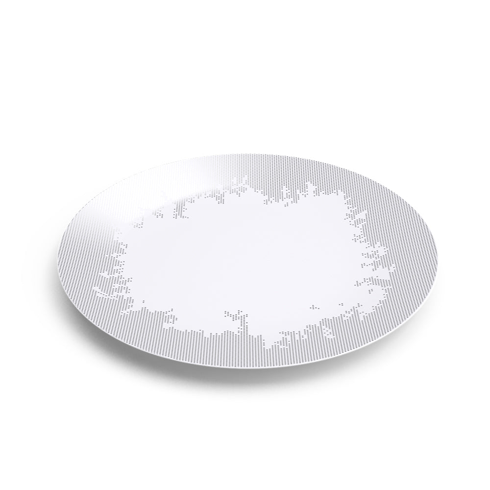 Avant Ici Maintenant Platinum Dinner Plate