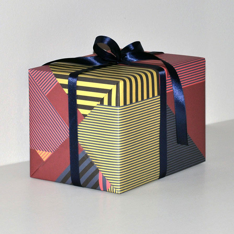 Aligned Red Gift Wrap