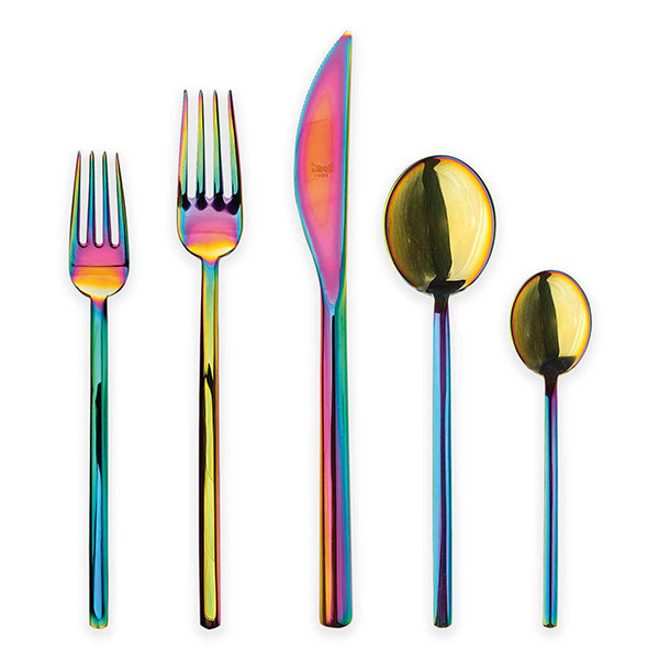 Due Rainbow Flatware Set