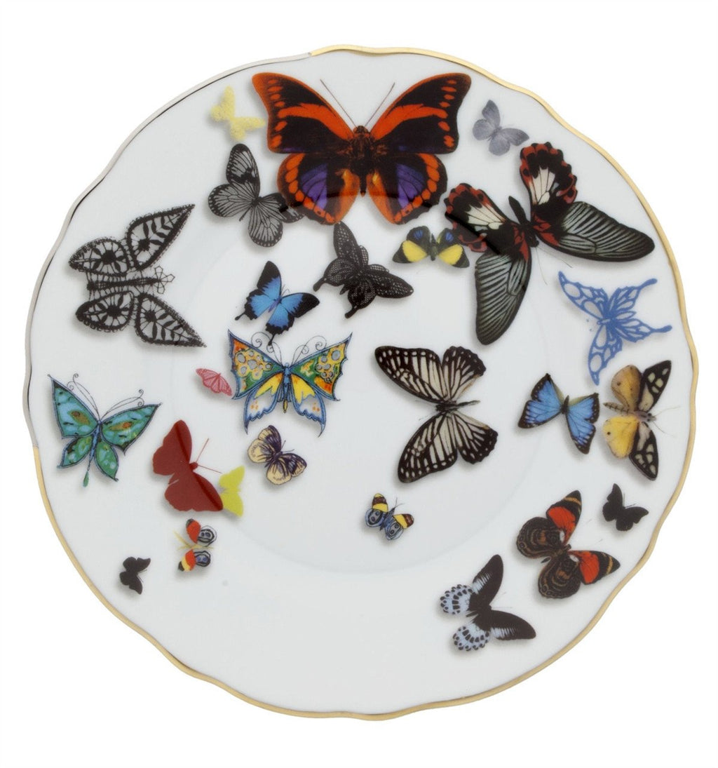 Butterfly Parade Bread Plate