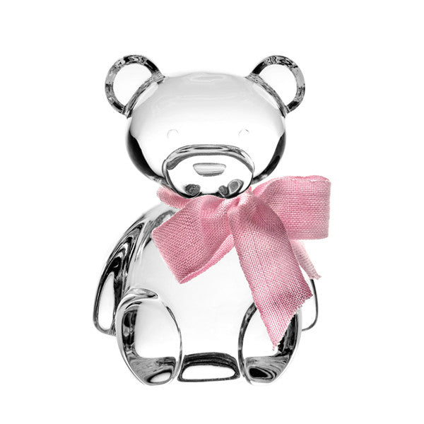 Crystal Teddy Bear in Pink